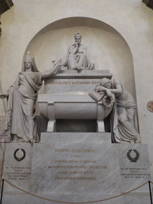 in Gedenken an Dante, "der" Dichter für die Florentiner