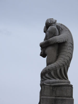 Skulptur im Vigeland Skulpturenpark