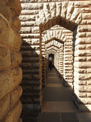 auf dem Dach des Voortrekker Monumentes