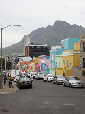 in den Straßen des Malaienviertels in Kapstadt, Südafrika