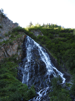 Horsetail Falls im Keystone Canyon, Richardson Highway