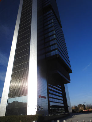 die modernen Strassen Madrids