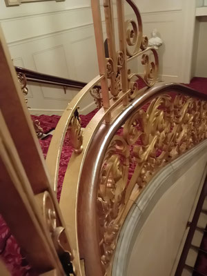 Treppengeländer in der Royal Opera, London