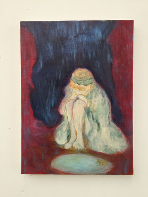 picture2019-08, oil on canvas, 334x243mm, 2019