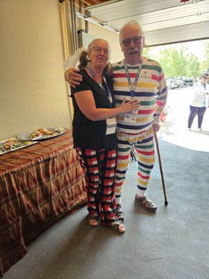 Gagnants du concours: «Matinée en pyjama» (Suzanne Ouellet et Gilbert Savard)