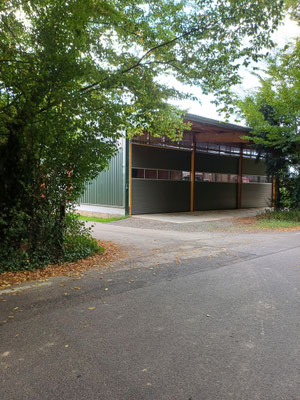 Einfahrt Gerichstweg aus Richtung Norden