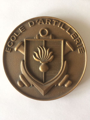 La médaille de bronze de la finale nationale du Ralye Militaire, recto...
