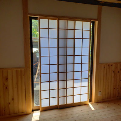 障子　群馬　高崎　張り替え