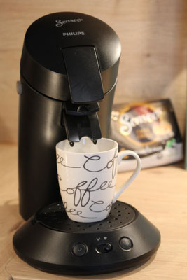 Zusätzliche Senseo-Kaffeemaschine