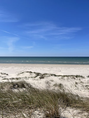 Strand an der Küste von Liepaja.