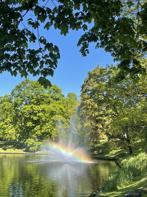 Ein Spaziergang in einem der Parks in Riga.