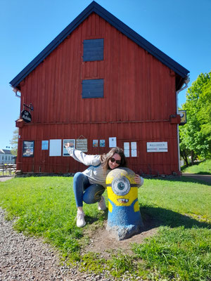 Jana mit Minion.