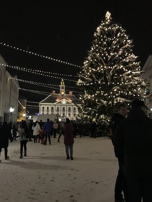 Vorweihnachtszeit in Tartu.