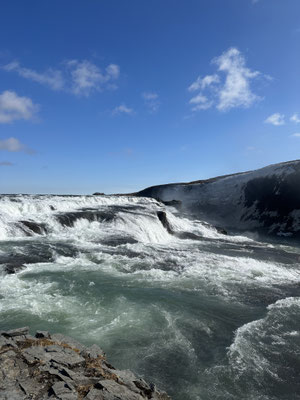 Gullfoss in Island.