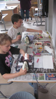 mit Encaustic  Bilder gestalten,