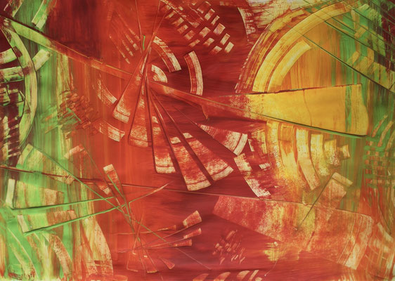 Tempera auf Papier