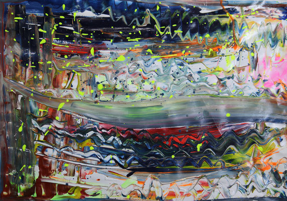Acryl auf Papier