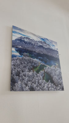 Wandbild ultra hd Alpen Winter