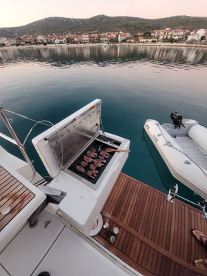 Männer auf Kurs Segeln Coaching: Außen Grill