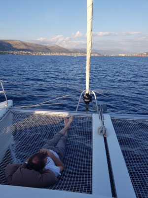 Männer auf Kurs Segeln Coaching: Relaxed