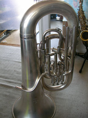 Boosey & Hawkes Imperial E♭Tuba 凹み修理 定期メンテナンス Boosey & Hawkes Imperial E♭Tuba 凹み修理 定期メンテナンス