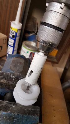 Hier wird aufgebohrt