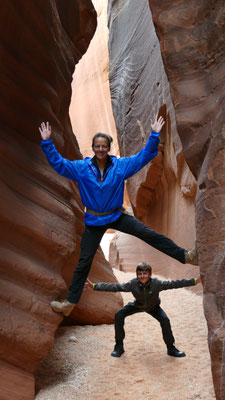 Quatsch im engen Canyon
