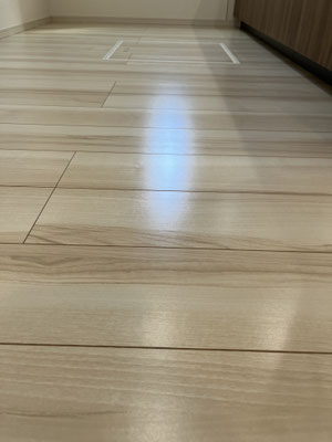 北中城村ガラスフロアコーティング