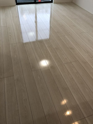 西原町UVフロアコーティング