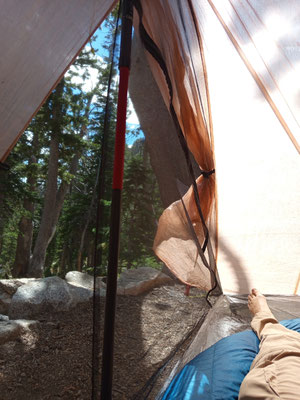 Zelten im Grand Teton Nationalpark