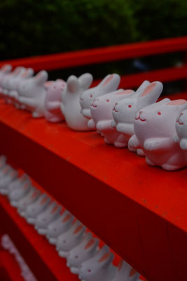 Hasen-Tempel, Hasen Figuren Kyoto
