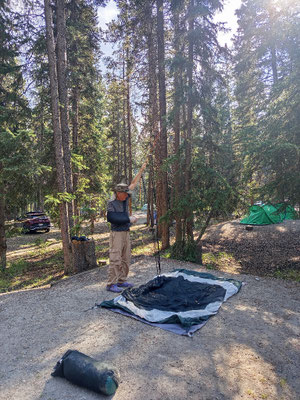 Camping in Kanadas Nationalparks, Campingtrip Kanada Rockies, Zelten, Campground Banff National Park