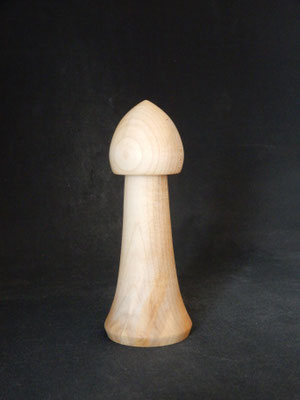 Pfeffer/Stahl,   Ahornholz,   ca. 7 x 18 cm,   CHF 95.-