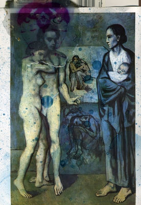 Sur impression sans soleil levant 