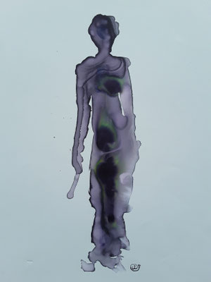 Tusche  20 x 30 cm
