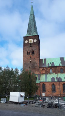 Der Dom, hier wird gerade gearbeitet