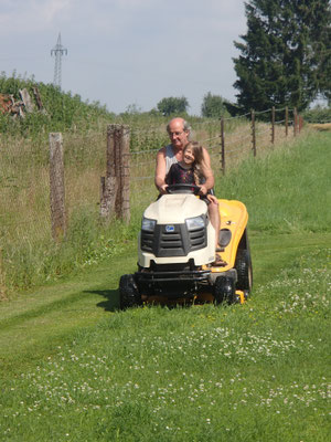 Rasentrecker fahren so schön