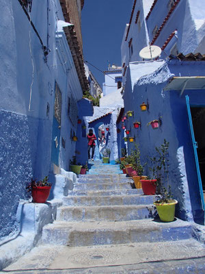 Chefchaouen frisch gestrichen