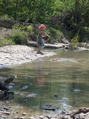 Floss zu Wasser lassen