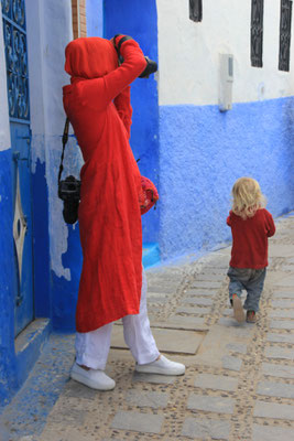 Fotografin, Sarah, Chefchaouen