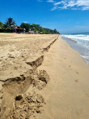 Aber es fehlt nun etwas Strand...