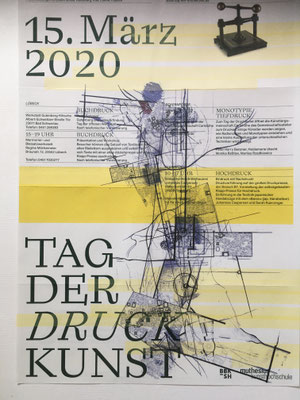 Plakatentwurf zum Drucktag auf der Carlshöhe