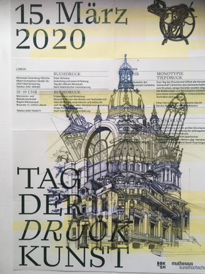 Plakatentwurf zum Drucktag auf der Carlshöhe