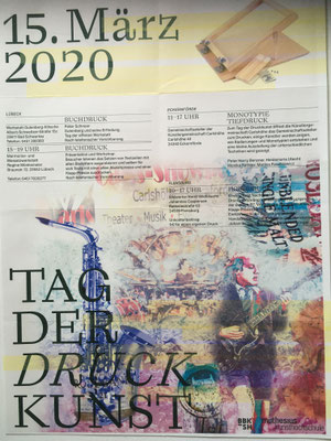 Plakatentwurf zum Drucktag auf der Carlshöhe