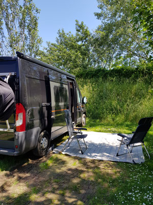 Auf dem Rückweg: Camping in Wien