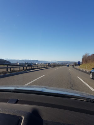 Fahrt in die Westschweiz