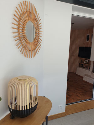 Aménagement de la véranda, détail de la déco