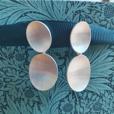 ohrstecker-silber-mattiert-925-sterling-laenge ca.3.5 cm