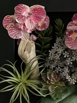 Cadre végétal artificiel sans entretien