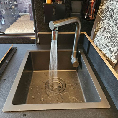 Optionaler Volumen 2-Strahl Perlator in Aktion